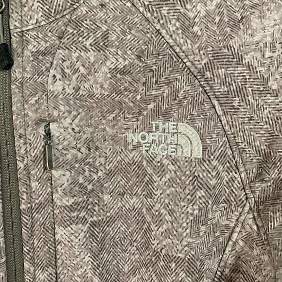 THE NORTH FACE Womens Apex Chromium Thermal Jacket Zip Front Jacket Small Brown - Picture 2 of 8